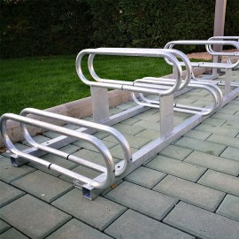 Aparcabicicletes a direrents alçades